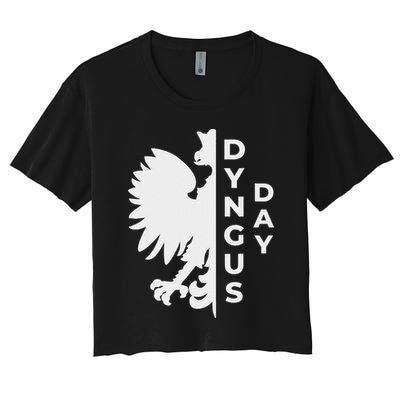 Funny Dyngus Day S Polska Eagle Polish Smigus Dyngus Crop Top