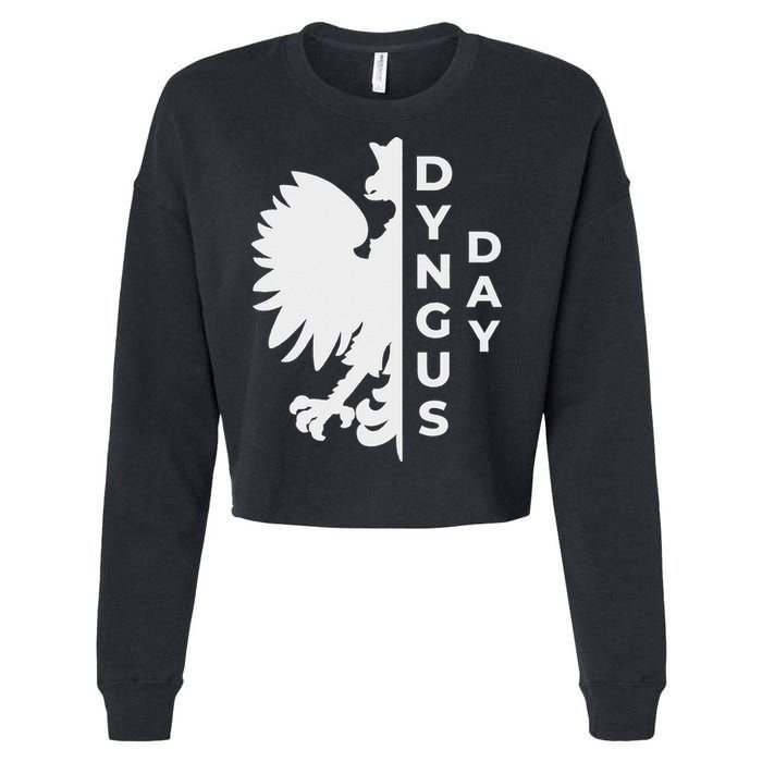 Funny Dyngus Day S Polska Eagle Polish Smigus Dyngus Cropped Pullover Crew
