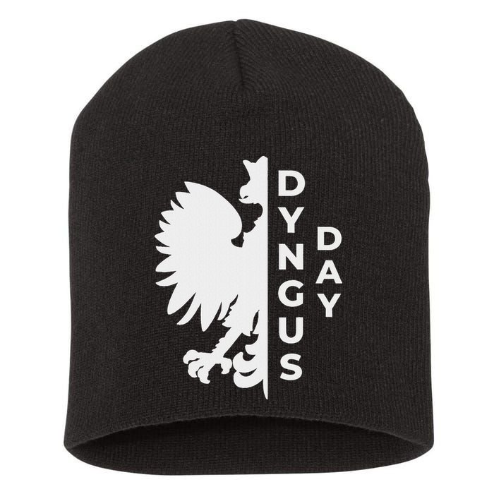 Funny Dyngus Day S Polska Eagle Polish Smigus Dyngus Short Acrylic Beanie