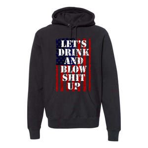 Fireworks Day Drinking Premium Hoodie