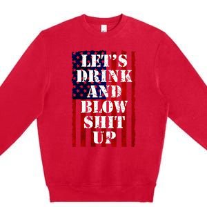 Fireworks Day Drinking Premium Crewneck Sweatshirt