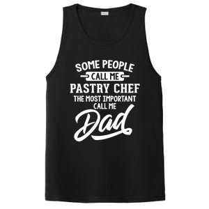 Fathers Day Design Pastry Chef Dad Cool Gift PosiCharge Competitor Tank