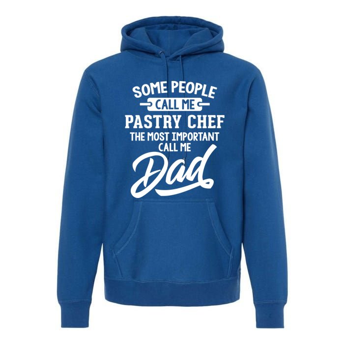 Fathers Day Design Pastry Chef Dad Cool Gift Premium Hoodie