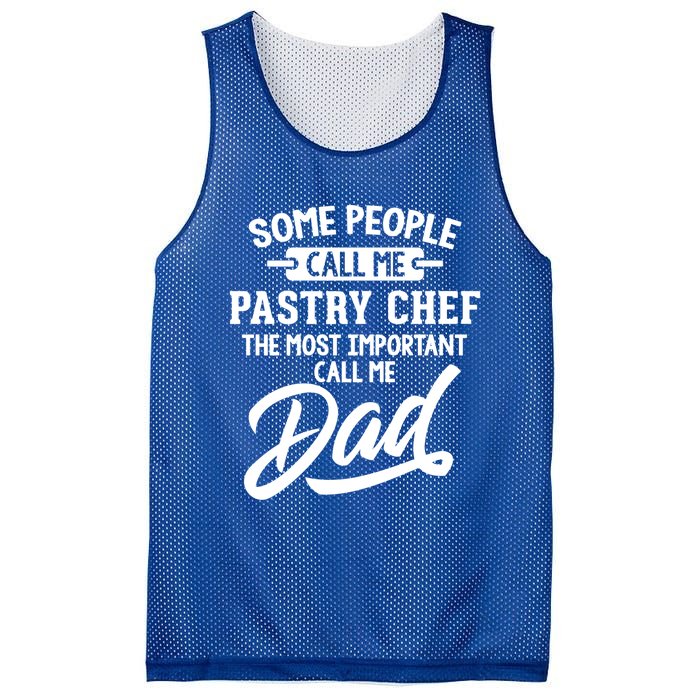 Fathers Day Design Pastry Chef Dad Cool Gift Mesh Reversible Basketball Jersey Tank