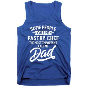 Fathers Day Design Pastry Chef Dad Cool Gift Tank Top