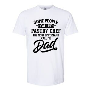 Fathers Day Design Pastry Chef Dad Cool Gift Softstyle CVC T-Shirt