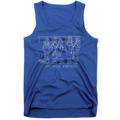 Funny Derby Day Louisville Kentucky Horse Racing Meaningful Gift Tank Top