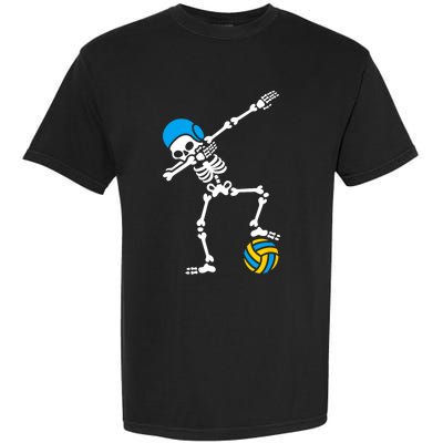 Funny Dab Dabbing Skeleton Water Polo Halloween Costume Funny Gift Garment-Dyed Heavyweight T-Shirt