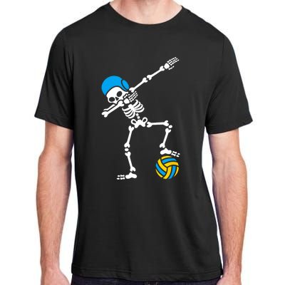 Funny Dab Dabbing Skeleton Water Polo Halloween Costume Funny Gift Adult ChromaSoft Performance T-Shirt