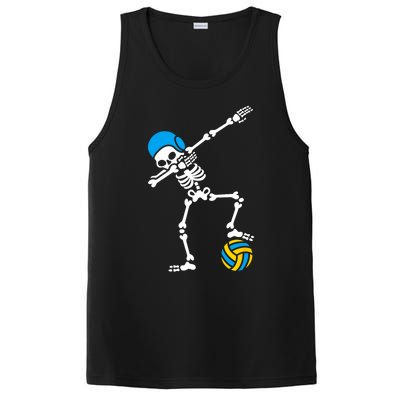 Funny Dab Dabbing Skeleton Water Polo Halloween Costume Funny Gift PosiCharge Competitor Tank