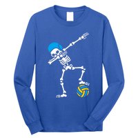 Funny Dab Dabbing Skeleton Water Polo Halloween Costume Funny Gift Long Sleeve Shirt