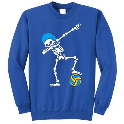 Funny Dab Dabbing Skeleton Water Polo Halloween Costume Funny Gift Sweatshirt