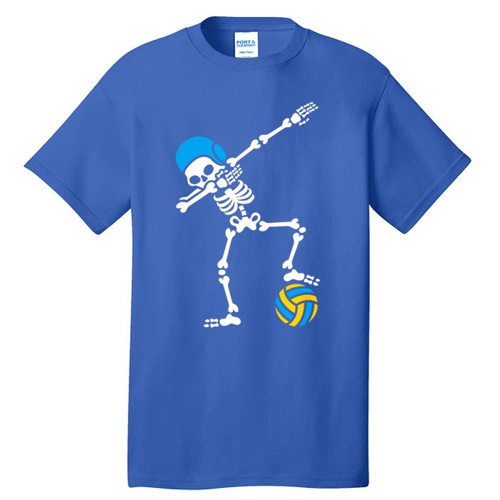 Funny Dab Dabbing Skeleton Water Polo Halloween Costume Funny Gift Tall T-Shirt