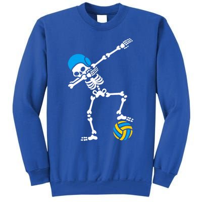 Funny Dab Dabbing Skeleton Water Polo Halloween Costume Funny Gift Tall Sweatshirt