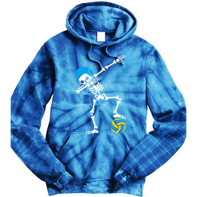 Funny Dab Dabbing Skeleton Water Polo Halloween Costume Funny Gift Tie Dye Hoodie