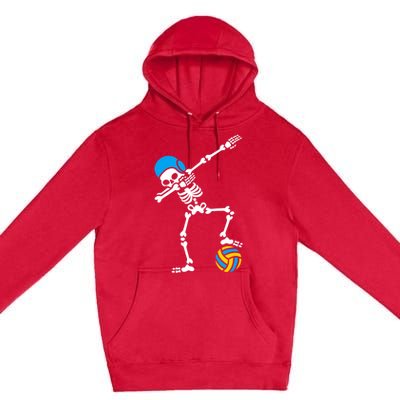 Funny Dab Dabbing Skeleton Water Polo Halloween Costume Funny Gift Premium Pullover Hoodie