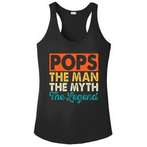 Funny Dad Daddy Fathers Day Ladies PosiCharge Competitor Racerback Tank