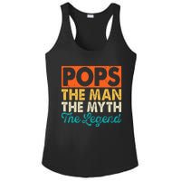 Funny Dad Daddy Fathers Day Ladies PosiCharge Competitor Racerback Tank