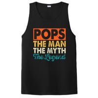 Funny Dad Daddy Fathers Day PosiCharge Competitor Tank