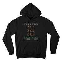 Funny Deer Design Christmas Bow Hunting SantaS Reindeer Giftr Hoodie