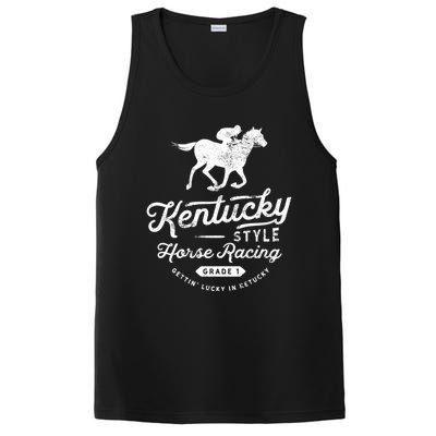 Funny Derby Day Kentucky Style Horse Racing Cool Gift PosiCharge Competitor Tank