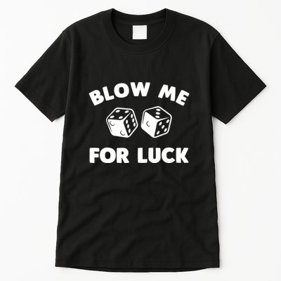 Funny Dice Design For Women Gambling Dice Casino Lovers Tall T-Shirt