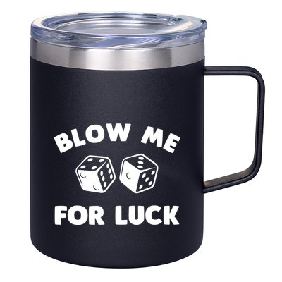 Funny Dice Design For Women Gambling Dice Casino Lovers 12oz Stainless Steel Coffee Mug