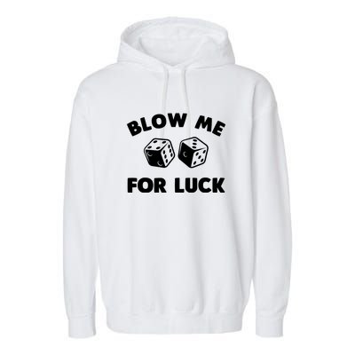 Funny Dice Design For Women Gambling Dice Casino Lovers Garment-Dyed Fleece Hoodie