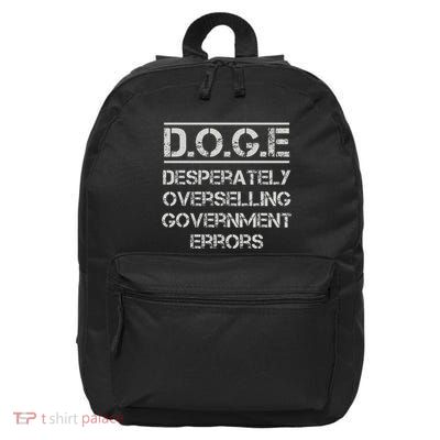 Funny Doge. Desperately Overselling Government Errors 16 in Basic Backpack