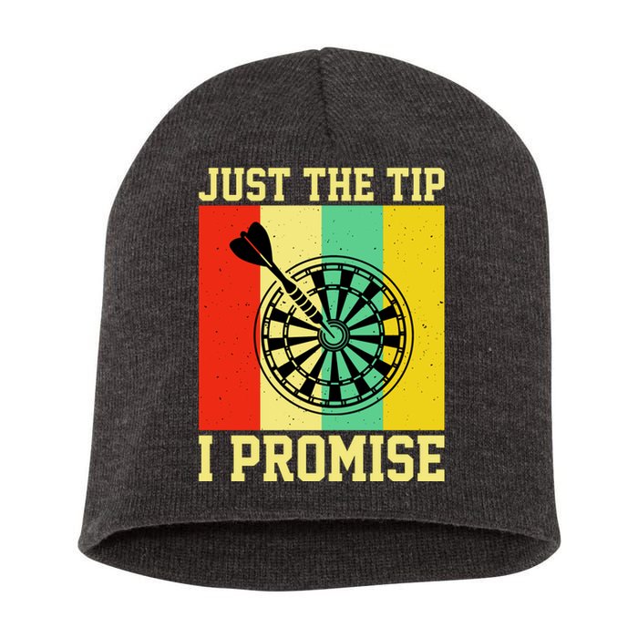 Funny Dartball Darts Dart Throwing Short Acrylic Beanie