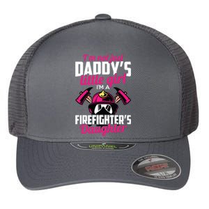 Firefighter Daughter Design For Kids Firefighter Flexfit Unipanel Trucker Cap