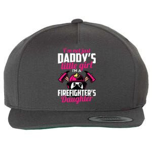 Firefighter Daughter Design For Kids Firefighter Wool Snapback Cap