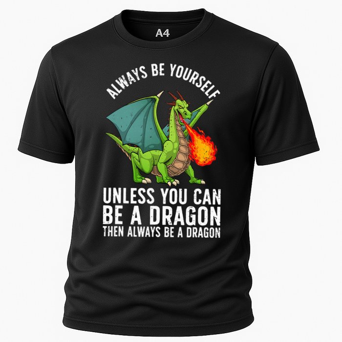 Funny Dragon Design For  Fantasy Dragon Lover Cooling Performance Crew T-Shirt