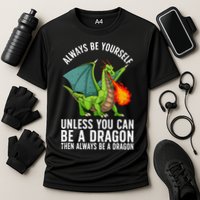 Funny Dragon Design For  Fantasy Dragon Lover Cooling Performance Crew T-Shirt