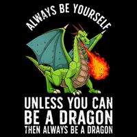 Funny Dragon Design For  Fantasy Dragon Lover Cooling Performance Crew T-Shirt