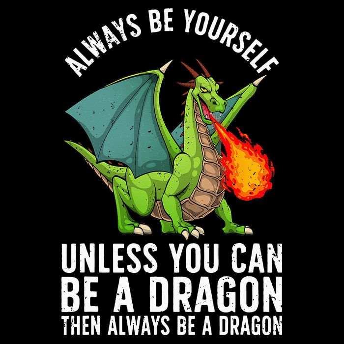 Funny Dragon Design For  Fantasy Dragon Lover Cooling Performance Crew T-Shirt