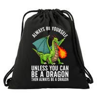 Funny Dragon Design For  Fantasy Dragon Lover Drawstring Bag