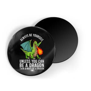 Funny Dragon Design For  Fantasy Dragon Lover Magnet