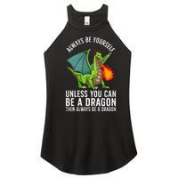 Funny Dragon Design For  Fantasy Dragon Lover Women’s Perfect Tri Rocker Tank