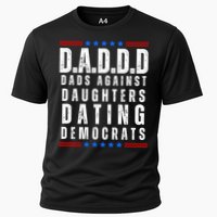 Funny Daddd Dads Against Daughters Dating Democrats Cooling Performance Crew T-Shirt