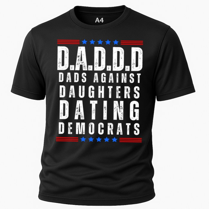 Funny Daddd Dads Against Daughters Dating Democrats Cooling Performance Crew T-Shirt