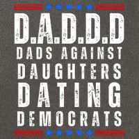 Funny Daddd Dads Against Daughters Dating Democrats Cotton Canvas Backpack
