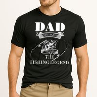 Father's Day Dad The Man The Myth The Fishing Legend Gift Cooling Performance Crew T-Shirt