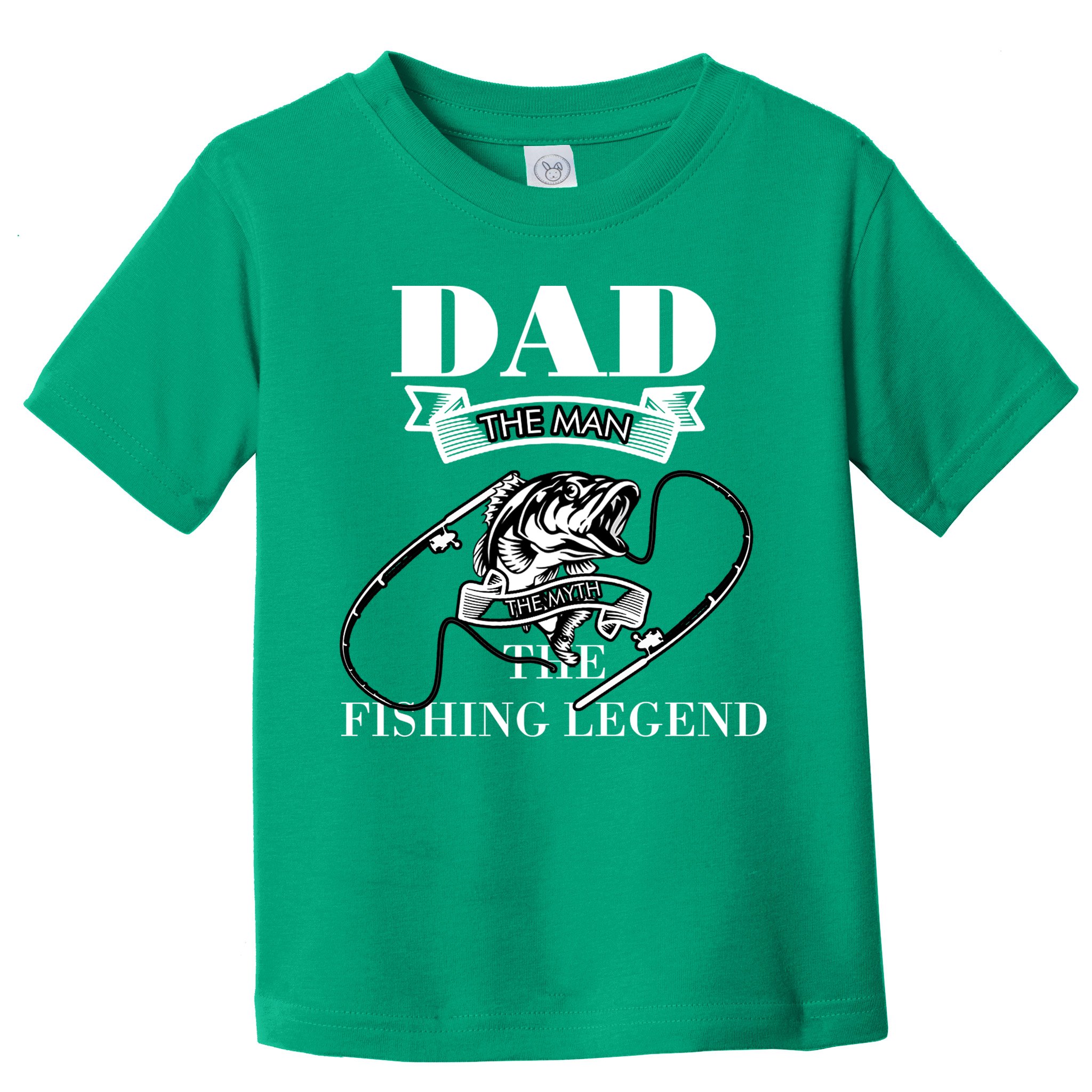 Father's Day Dad The Man The Myth The Fishing Legend Gift Toddler T-Shirt
