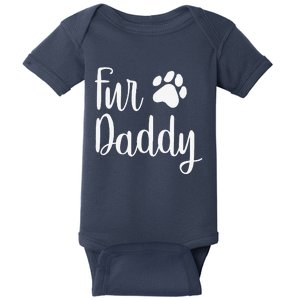 Fur Daddy Dog Dad Fathers Day Gifts For Dog Lovers Baby Bodysuit