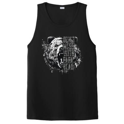 Fathers Day Dont Mess With Papa Bear PosiCharge Competitor Tank