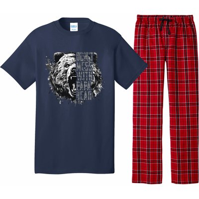 Fathers Day Dont Mess With Papa Bear Pajama Set