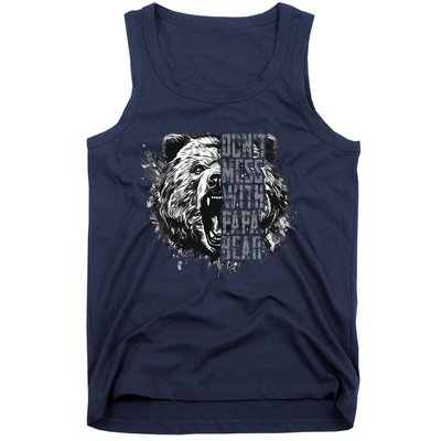 Fathers Day Dont Mess With Papa Bear Tank Top