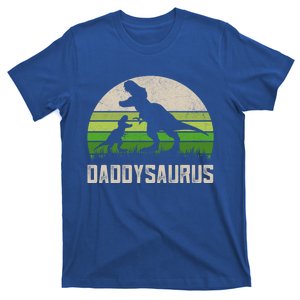 Fathers Day Dad Trex Gift Fun Daddysaurus 1 Dinosaur Great Gift T-Shirt