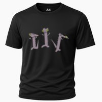 Funny Dancing Dragon Meme Cooling Performance Crew T-Shirt